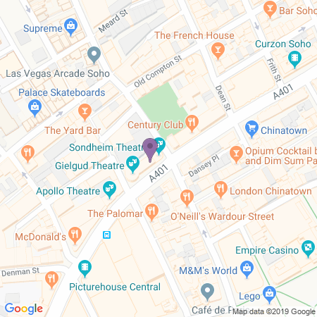 Karta till Sondheim Theatre