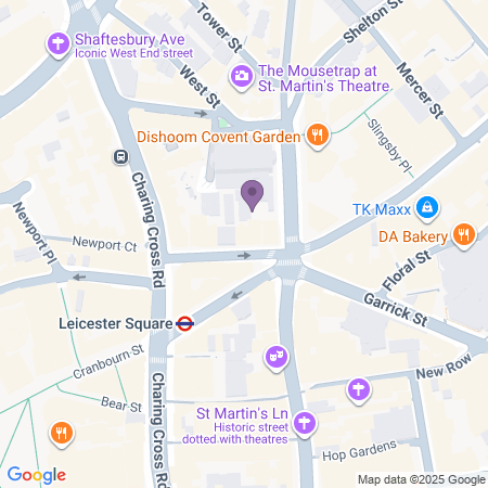 Karta till Arts Theatre