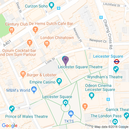 Leicester Square Theatre Karta