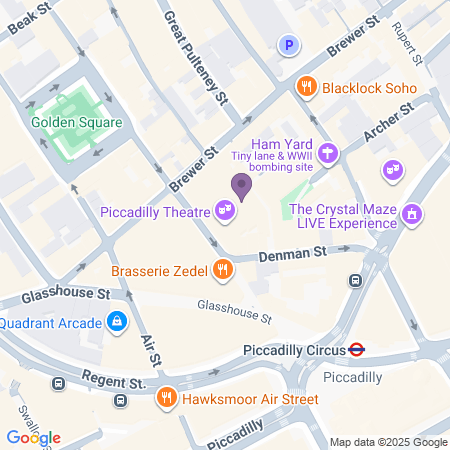 Karta till Piccadilly Theatre