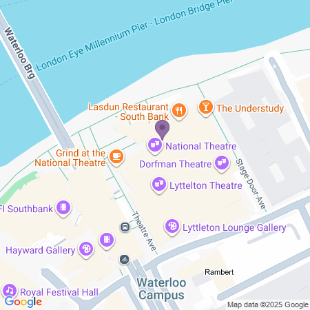 Karta till Olivier Theatre (National Theatre)