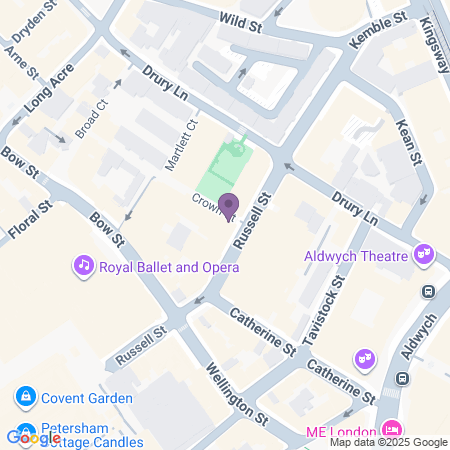 Karta till Fortune Theatre