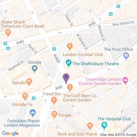 Karta till Shaftesbury Theatre