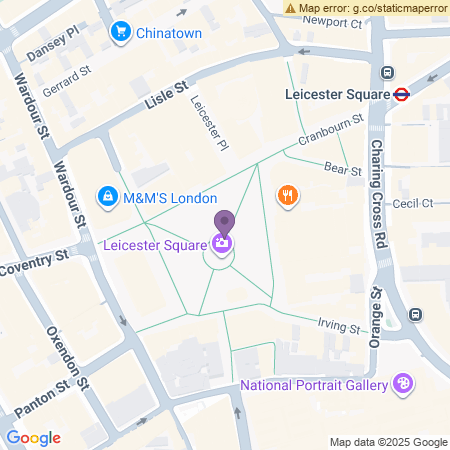 Karta till Spiegeltent in Leicester Square