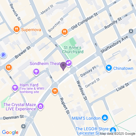 Karta till Sondheim Theatre