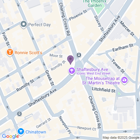 Karta till Palace Theatre