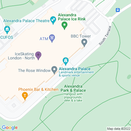 Alexandra Palace Karta