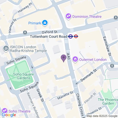 Karta till @sohoplace