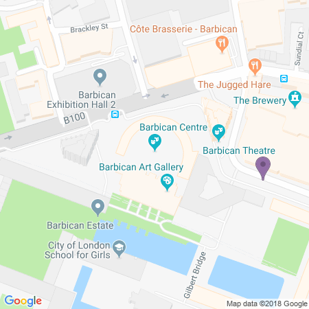 Karta till Barbican Theatre