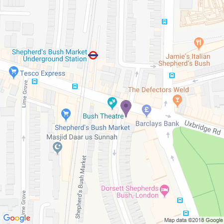Bush Theatre Karta