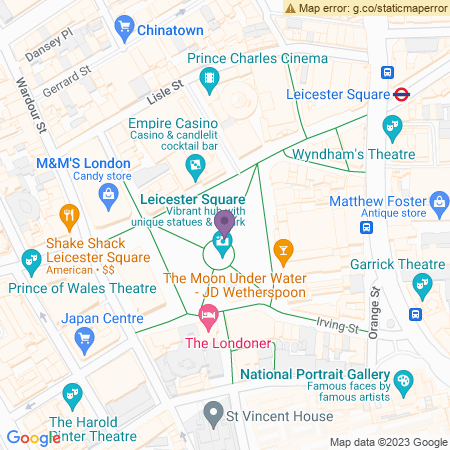 Karta till Spiegeltent in Leicester Square