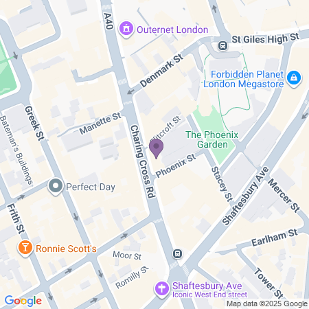 Karta till Phoenix Theatre