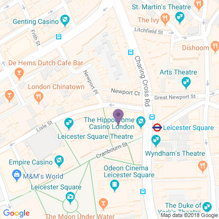 London Hippodrome Karta