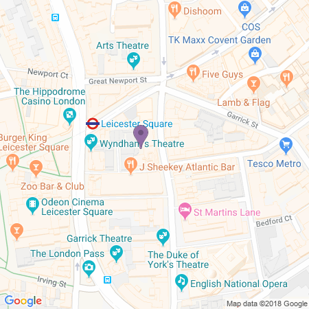 Karta till Noel Coward Theatre