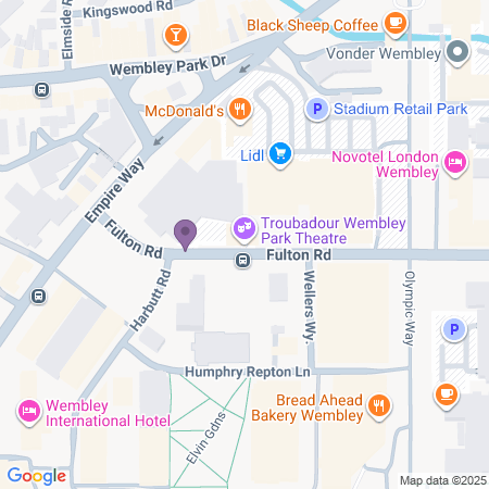 Karta till Troubadour Theatre - Wembley