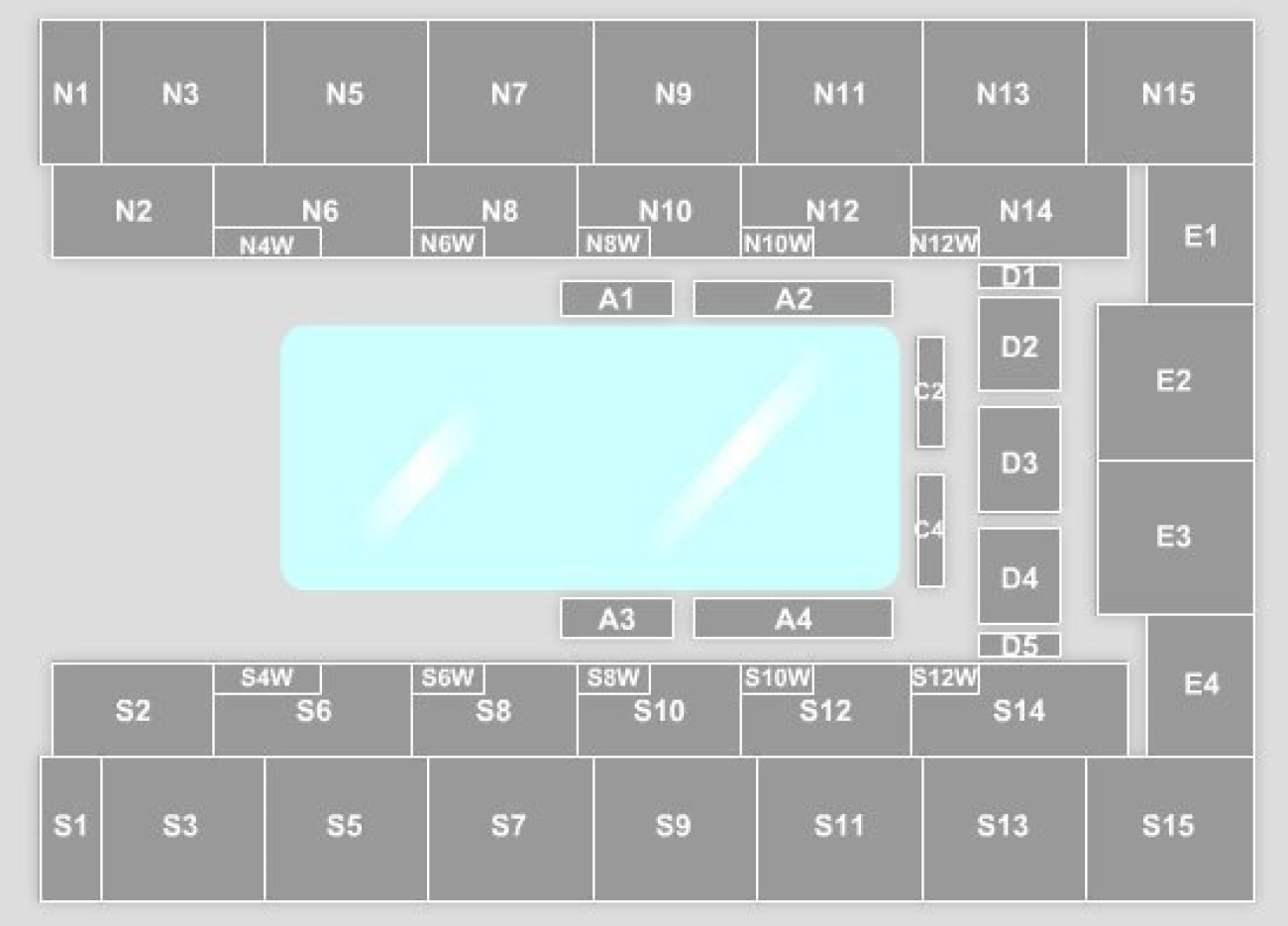 Wembley Arena Platsöversikt Wembley Arena Platsöversikt