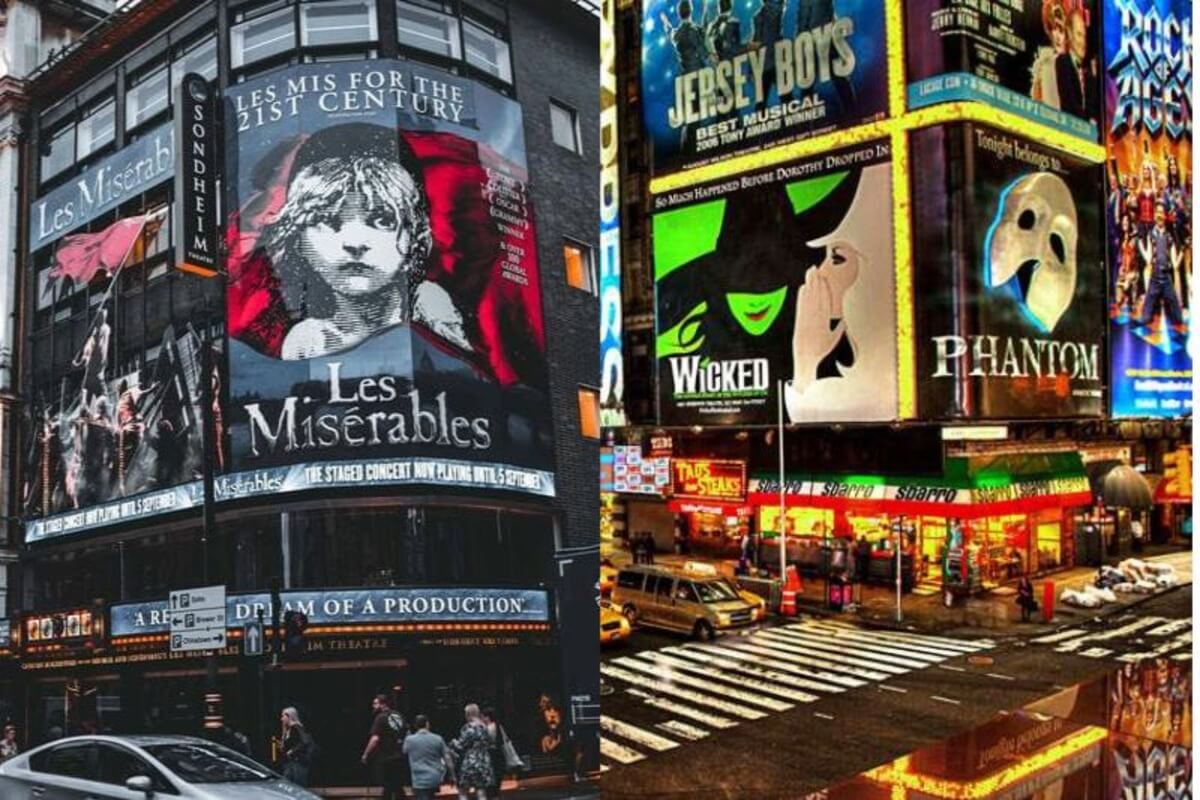 Vad är skillnaden mellan West End och Broadway?